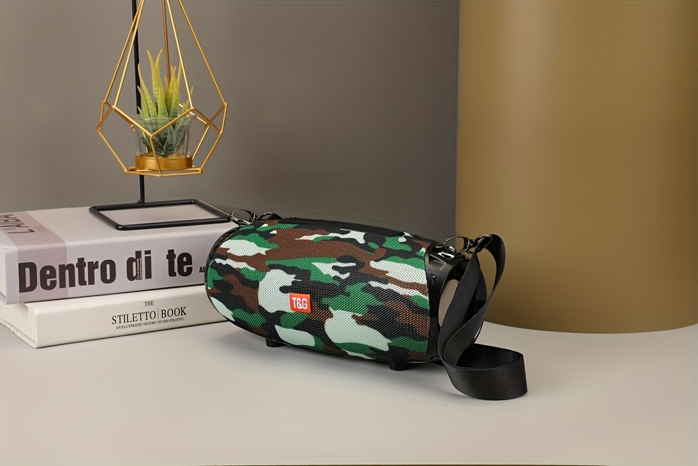 tg534 portable wireless stereo outdoor speaker with dual speakers waterproof for life tws stereo subwoofer hands free call fm for tf card u disk for mobile phone tablet tv music speaker plug in card u disk gift for friends details 14