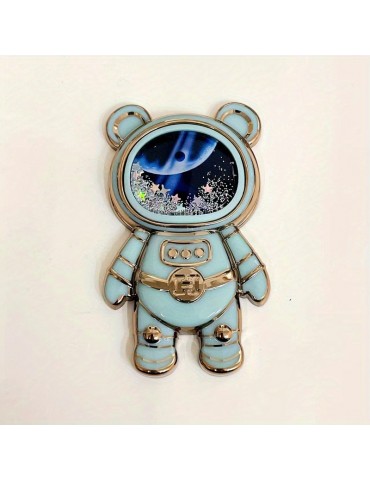Quicksand Astronaut Bracket Foldable Mobile Phone Case Bracket Cute Quicksand Pattern Multicolor Mobile Phone Case Universal Bracket Gift For Birthday/Easter/President's Day/Boy/Girlfriend