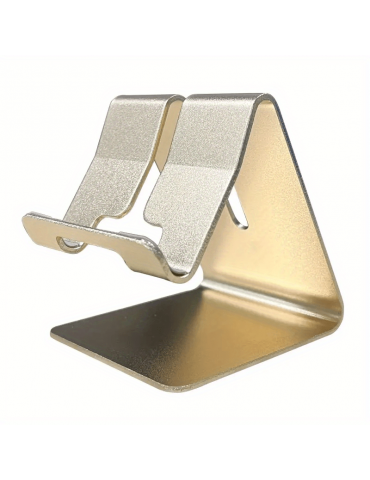 New Mobile Phone Bracket Aluminum Alloy Desktop Bracket Tablet Lazy Charging Mobile Phone Holder Gift Fixed Metal Bracket