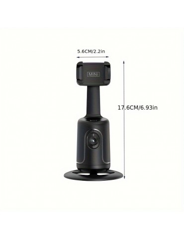 Auto Tracking Phone Holder Tripod Stand Smart Selfie Stick 360 Rotation Fast Face & Object Tracking Cameraman Robot Stand