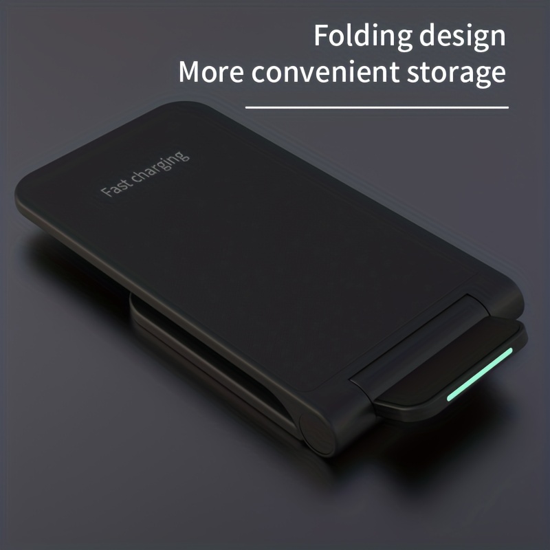 15w fast wireless charging stand compatible with iphone samsung motorola oneplus more qi certified charger details 4